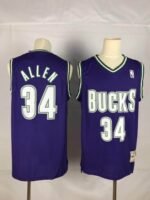 Camiseta Milwaukee Bucks | Ray Allen jersey Púrpura | Purple Edition#34